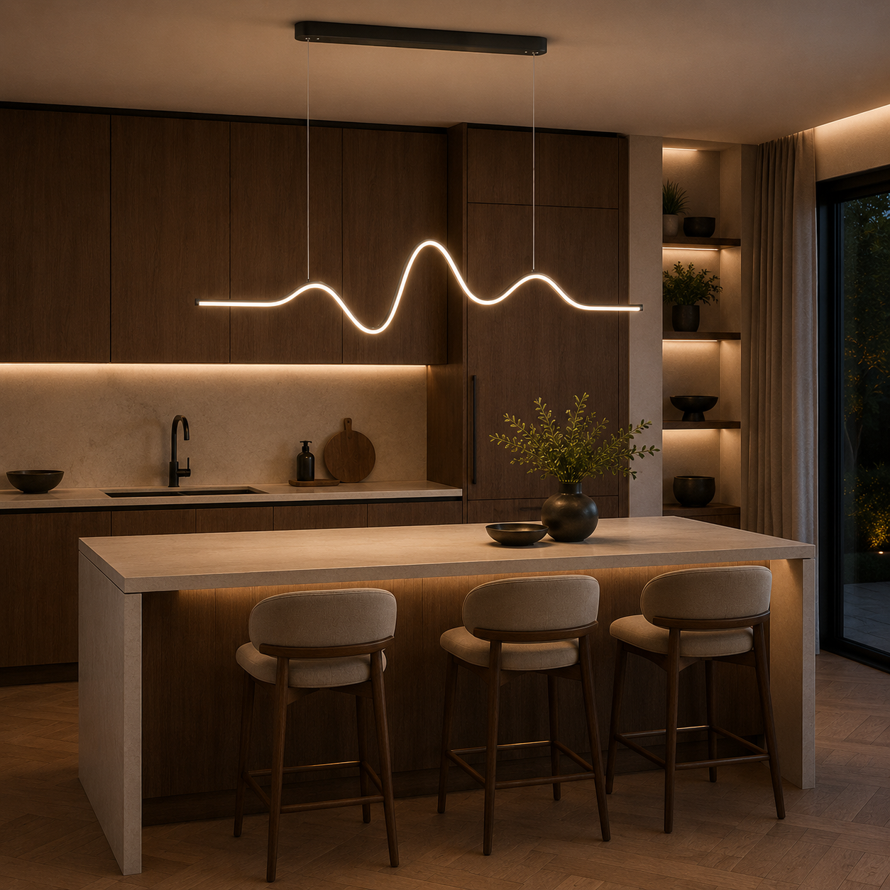 Suspension LED Wave