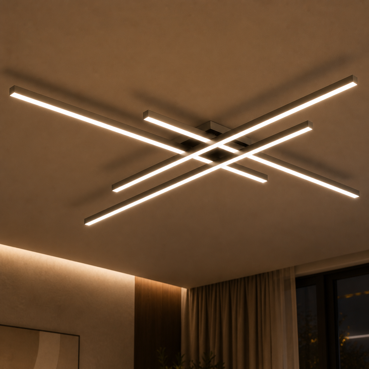 Plafonnier LED Cross
