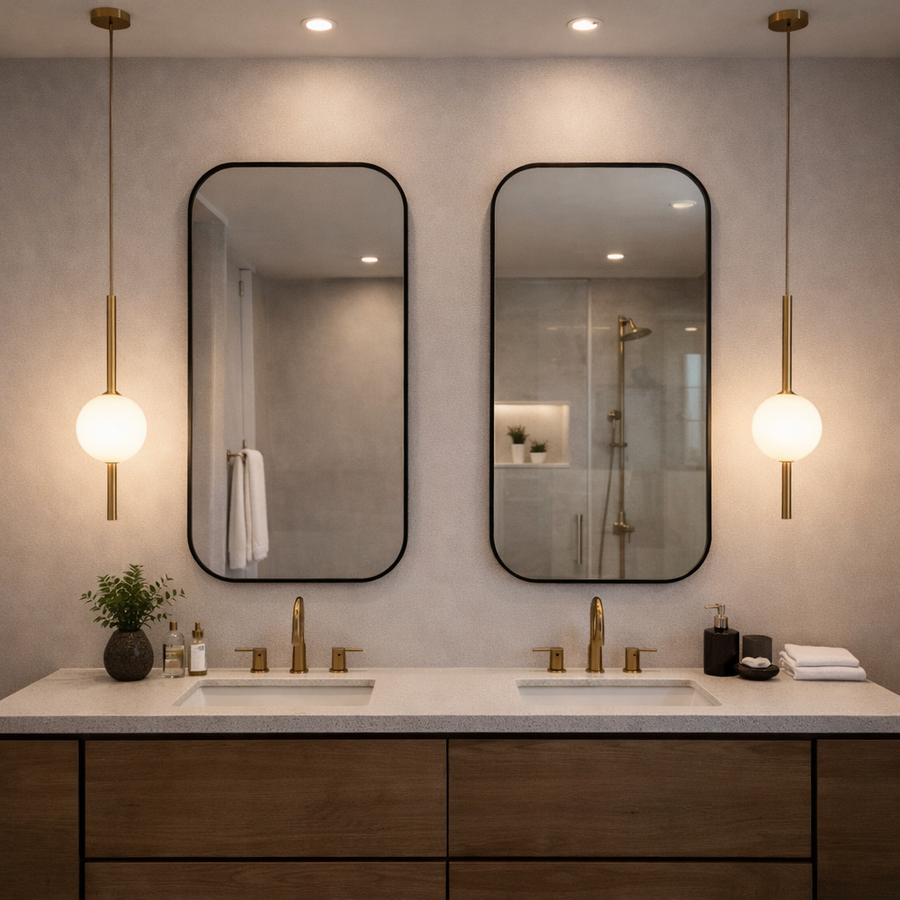 Suspension LED Sphère Duo