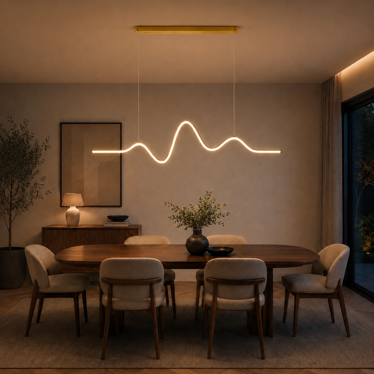 Suspension LED Wave