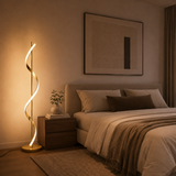 Lampadaire LED Twist Gold