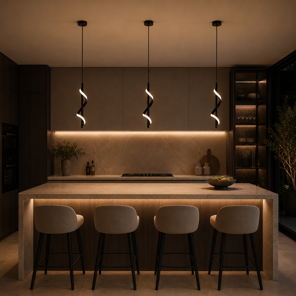 Suspension LED Spiral Line