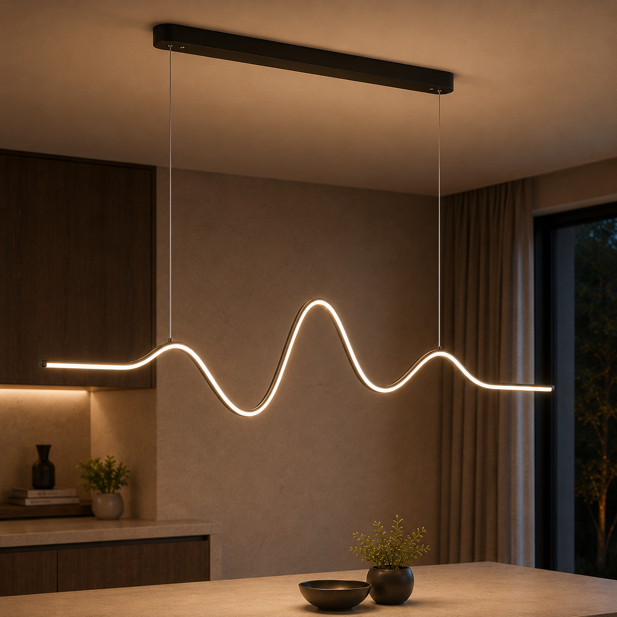 Suspension LED Wave