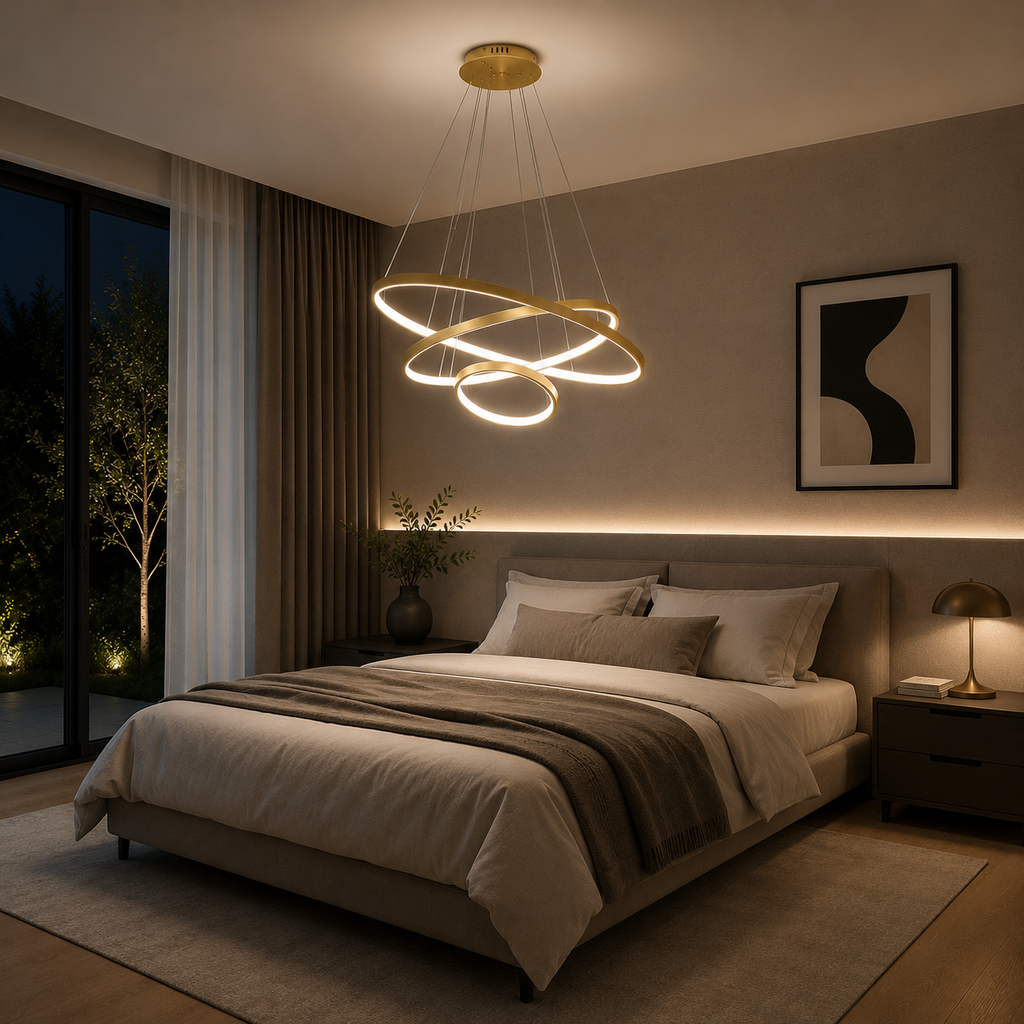 Suspension LED Saturne