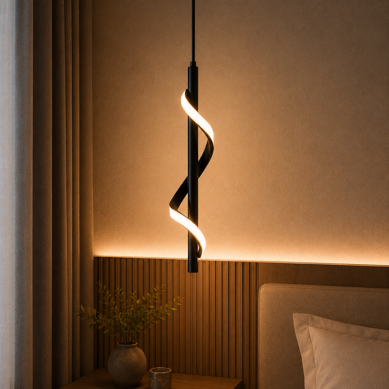 Suspension LED Spiral Line