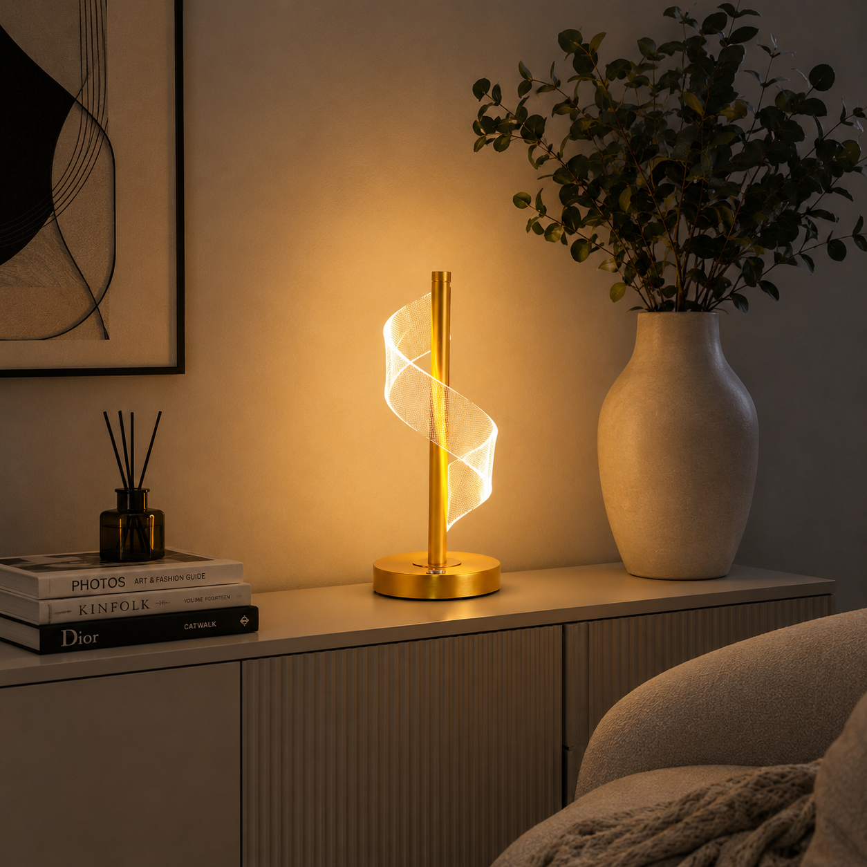 Lampe LED Spiral