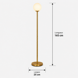 Lampadaire LED Sphère