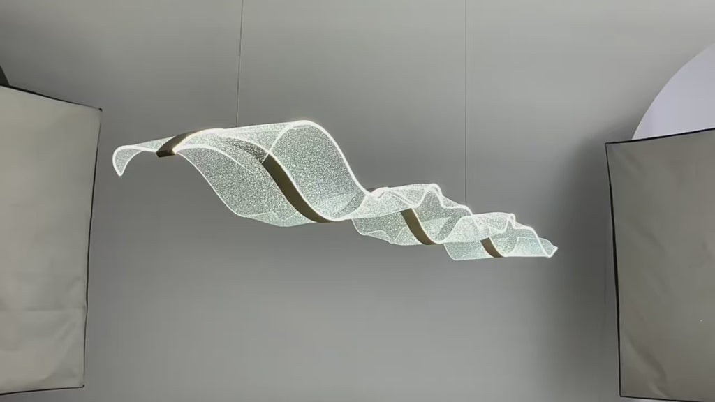 Suspension LED Crystal Wave